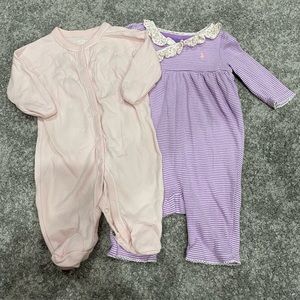 ❌SOLD❌Ralph Lauren long sleeper/onesies